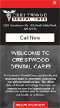 Mobile Screenshot of crestwooddentalcare.com